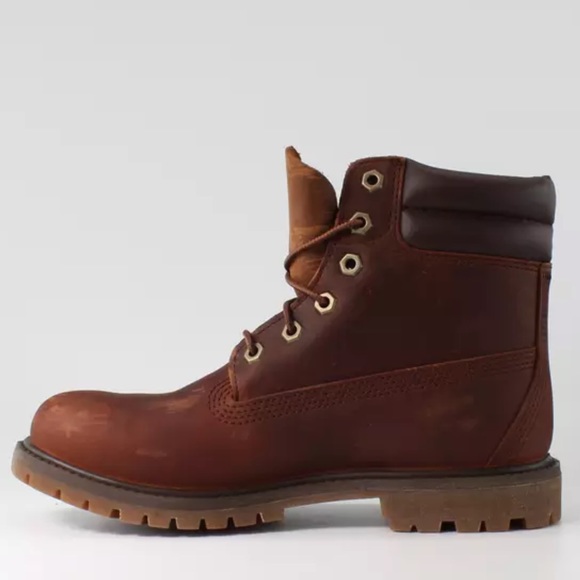 Timberland Waterville Brown Nubuck Leather Womens Lace Up Boots 8305R - Picture 2 of 6